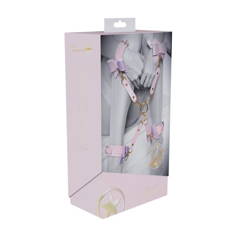 ⁨Ouch! Paris Collection Hogtie Connectors Pink - system łączący, skora ekologiczna⁩ w sklepie Wasserman.eu