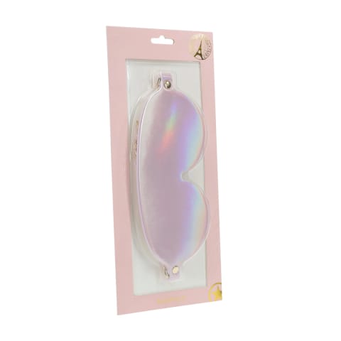 ⁨Ouch! Paris Collection Mask Blindfold Pink - skorzana opaska na oczy⁩ w sklepie Wasserman.eu