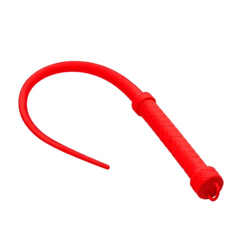 ⁨XR Brands Viper Tail bat silikonowy czerwony 61 cm⁩ w sklepie Wasserman.eu