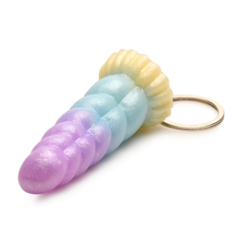 ⁨Creature Cocks Mystique Unicorn brelok silikonowy pastelowy 3,1 cm⁩ w sklepie Wasserman.eu