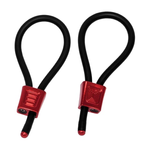 ElectraStim - Prestige Electraloops 2x Adjustable Cock Ring (red) at Wasserman.eu