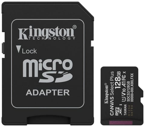 ⁨Karta pamięci KINGSTON 128 GB Adapter⁩ w sklepie Wasserman.eu