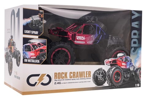 ⁨Crawler REAL ROCK z Funkcją Dymu R/C Czerwony⁩ w sklepie Wasserman.eu
