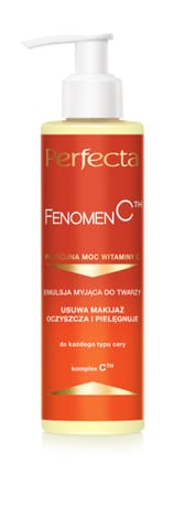 ⁨PERFECTA Fenomen C Emulsja myjąca do twarzy 200 ml⁩ w sklepie Wasserman.eu
