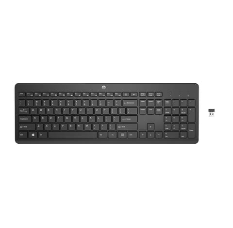 ⁨HP 230 Wireless Keyboard Black⁩ w sklepie Wasserman.eu