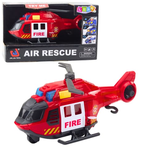 ⁨Helikopter Strażacki Z Dźwigiem Światła Dźwięki Czerwony⁩ w sklepie Wasserman.eu