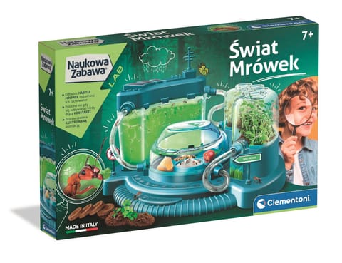 ⁨Naukowa Zabawa Laboratorium Świat Mrówek Habitat Mrówek Język Polski Clementoni 50394⁩ w sklepie Wasserman.eu