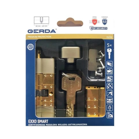 ⁨WKŁADKA MODUŁOWA EXXO SMART NIKIEL SATYNA M ZG61/61⁩ w sklepie Wasserman.eu