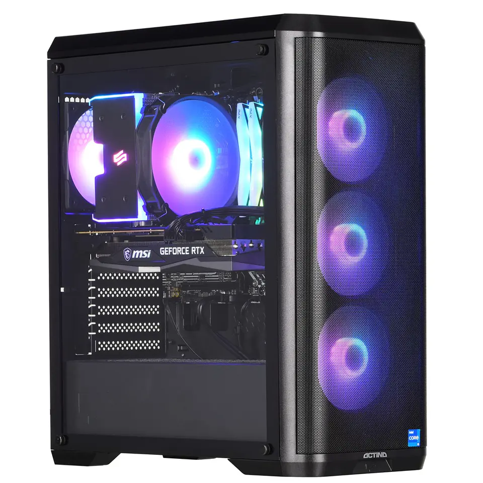Actina 5901443303091 PC DDR4-SDRAM i5-12400F Midi Tower Intel Core i5 16 GB 1000 GB SSD Black at Wasserman.eu
