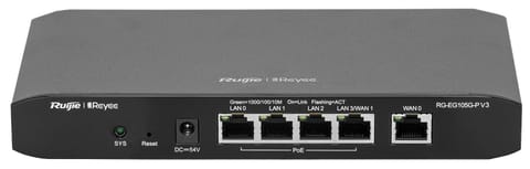 ⁨ROUTER RG-EG105G-P-V3 4 PoE REYEE⁩ w sklepie Wasserman.eu