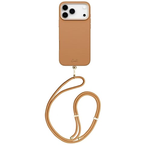 ⁨Etui UNIQ Coehl Mirelle do iPhone 17 Pro Max Magnetic Charging brązowy⁩ w sklepie Wasserman.eu