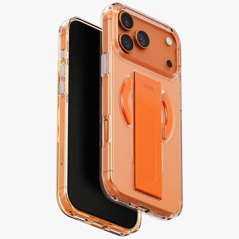 ⁨Etui UNIQ Heldro Air do iPhone 17 Pro    Max Magclick Charging pomarańczowy⁩ w sklepie Wasserman.eu