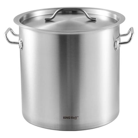 ⁨GARNEK GASTRONOMICZNY Z POKRYWĄ STALOWĄ 21L KINGHOFF KH-1962⁩ w sklepie Wasserman.eu