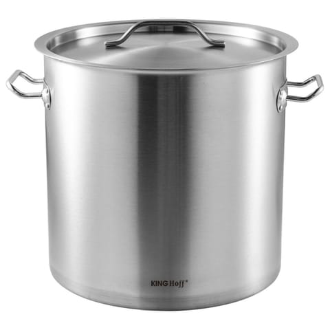 ⁨GARNEK GASTRONOMICZNY Z POKRYWĄ STALOWĄ 25L KINGHOFF KH-1963⁩ w sklepie Wasserman.eu