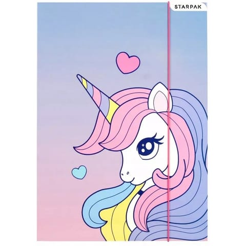 Teczka z gumką A4 UNICORN 553546 STARPAK w sklepie Wasserman.eu