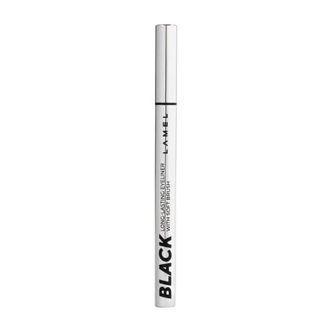 ⁨LAMEL Eyeliner z miękkim pędzelkiem Black 01⁩ w sklepie Wasserman.eu