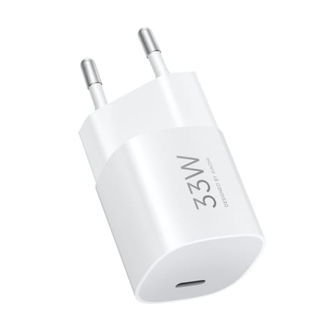 ⁨XIAOMI 33W NANO POWER ADAPTER (USB-C) EU, BHR087LEU, MDY-19-ED, 67378⁩ w sklepie Wasserman.eu