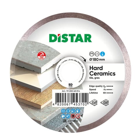 ⁨TARCZA DIAMENTOWA HARD CERAMICS 180*1.4*25.4MM⁩ w sklepie Wasserman.eu