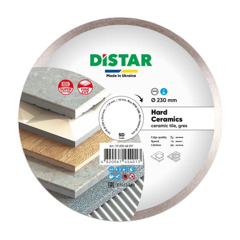 ⁨TARCZA DIAMENTOWA HARD CERAMICS 230*1.6*25.4MM⁩ w sklepie Wasserman.eu