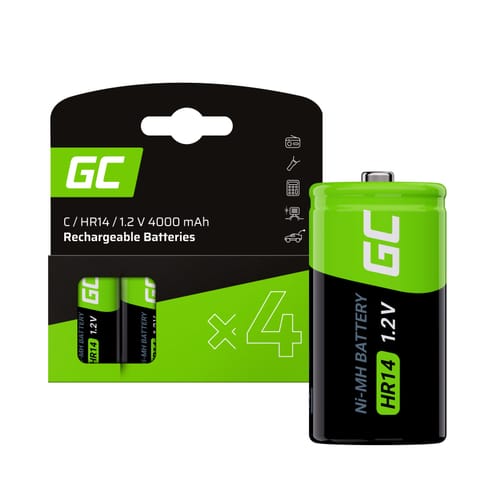 ⁨Baterie GREEN CELL NiMH HR14 4000mAh 4 szt. GR14⁩ w sklepie Wasserman.eu