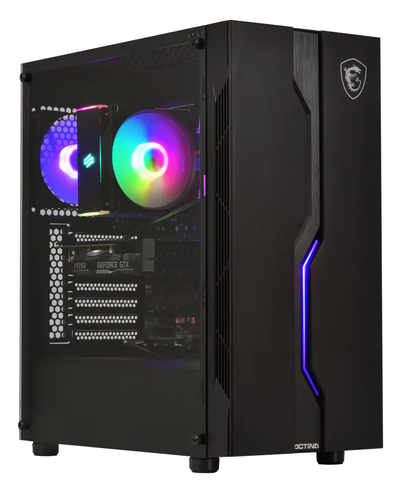 Actina 5901443303831 PC DDR4-SDRAM i5-10400F Midi Tower Intel Core i5 16 GB 500 GB SSD Black at Wasserman.eu