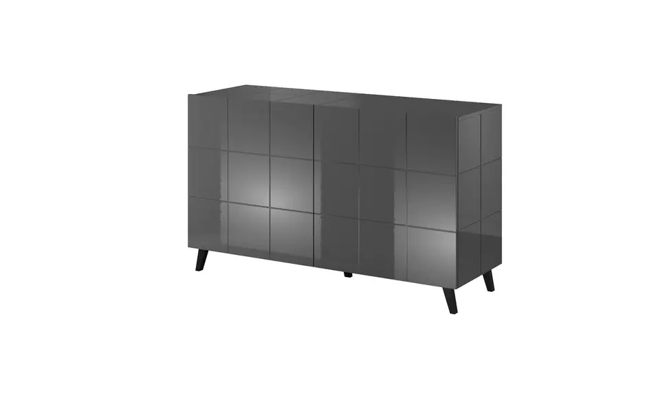 ⁨Cama sideboard 2D REJA graphite grey gloss/graphite grey gloss⁩ at Wasserman.eu