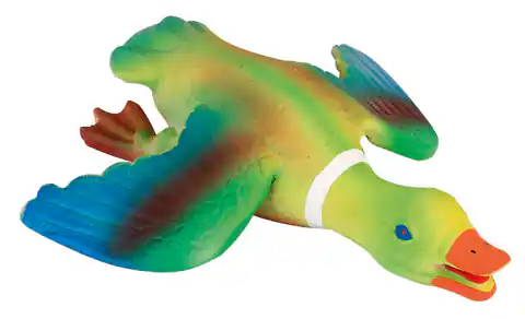 ⁨KERBL Toy latex duck, 21 cm [84055]⁩ at Wasserman.eu