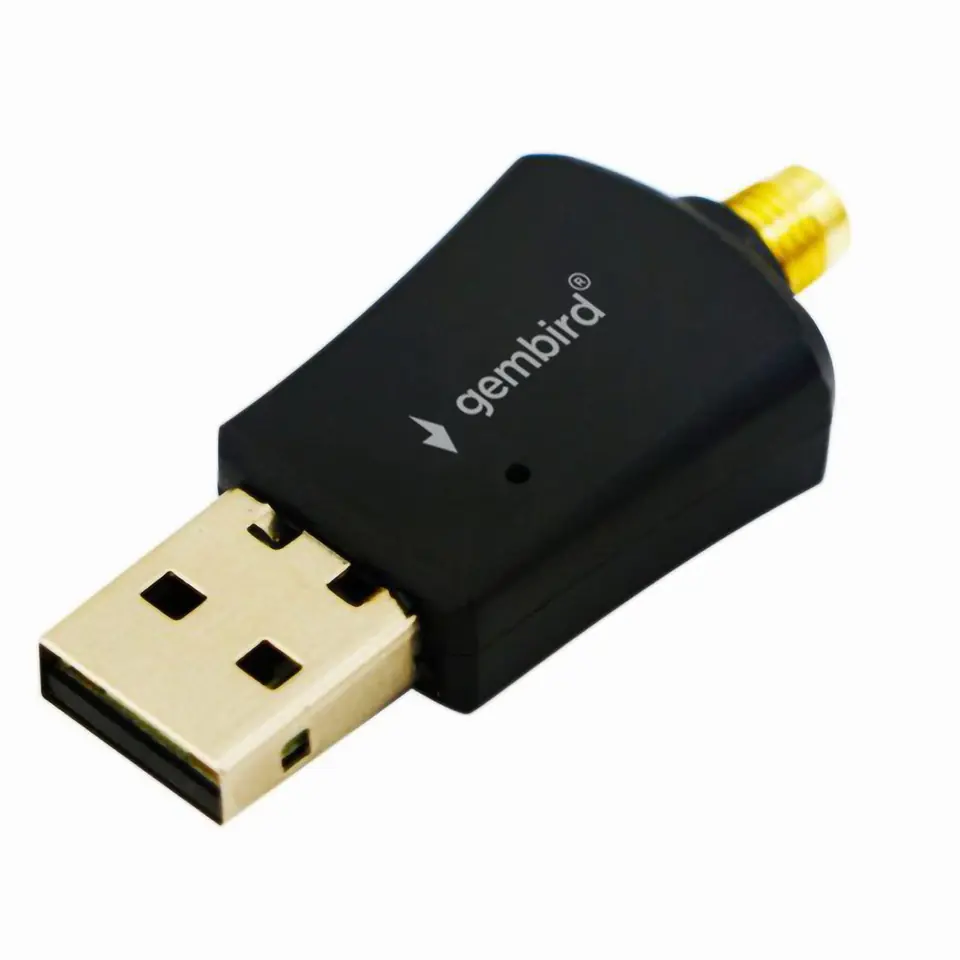 ⁨GEMBIRD WIRELESS WIFI USB 300MBPS NETWORK ADAPTER , DETACHABLE ANTENNA⁩ at Wasserman.eu