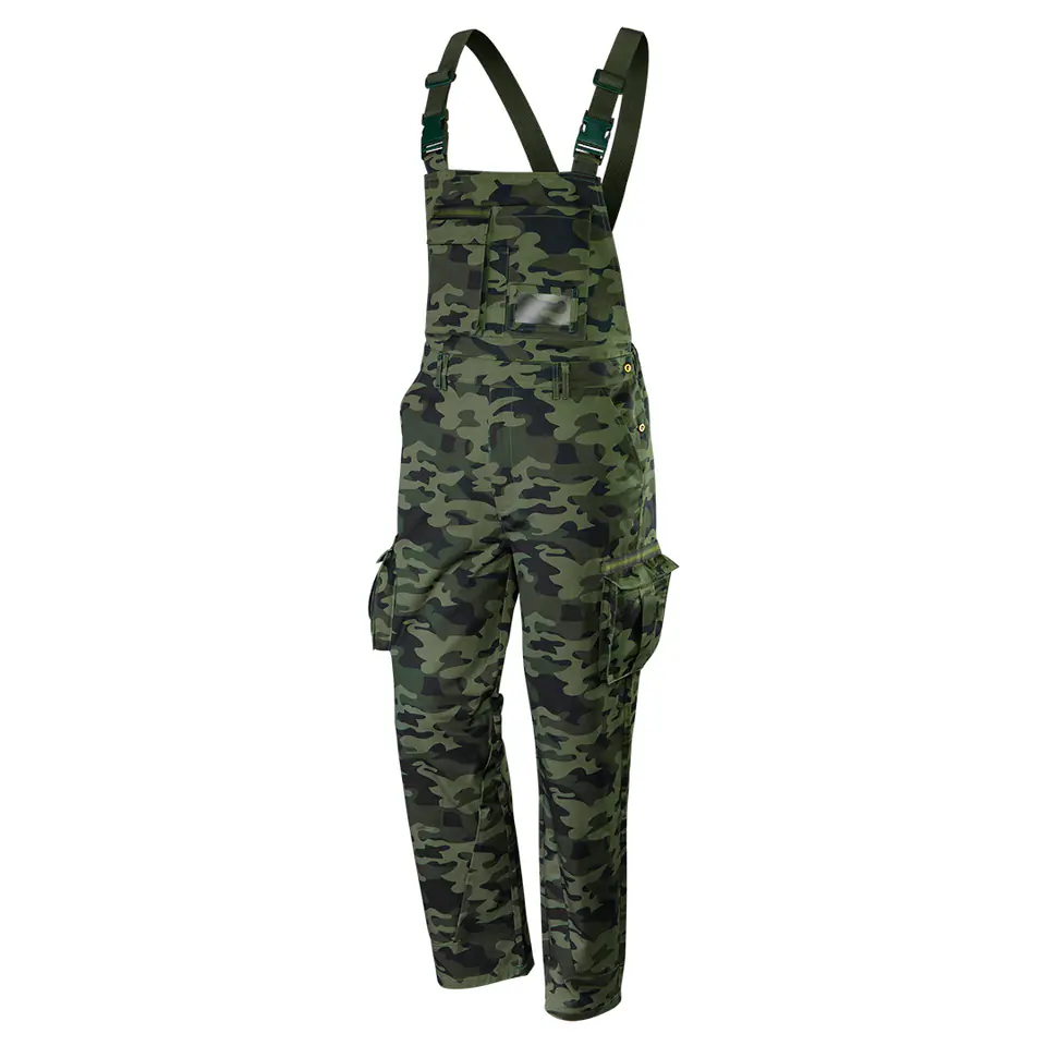 ⁨Working dungarees CAMO, size S⁩ at Wasserman.eu