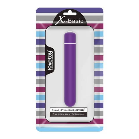 ⁨MINIWIBRATOR X-BASIC BULLET 10 SPEEDS FIOLETOWY⁩ w sklepie Wasserman.eu