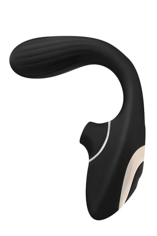 ⁨WIBRATOR DUAL SUCTION BLACK⁩ w sklepie Wasserman.eu