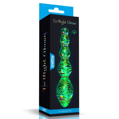 DILDO GLOW-IN-THE-DARK TWILIGHT GLEAM GLASS w sklepie Wasserman.eu