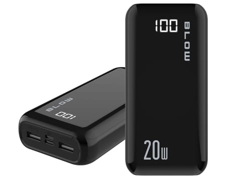 ⁨Power Bank 20000mAh PD PB20F CZARNY⁩ w sklepie Wasserman.eu