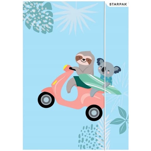 ⁨Teczka z gumką A4 KOALA 536503 STARPAK⁩ w sklepie Wasserman.eu