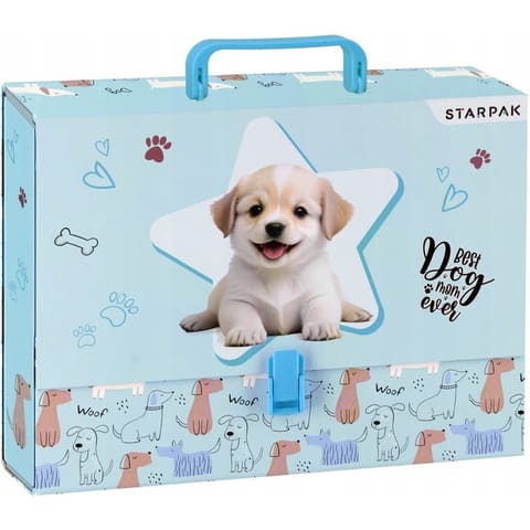 ⁨Teczka z rączką A4/50mm CUTIES DOGGY 559322 STARPAK⁩ w sklepie Wasserman.eu