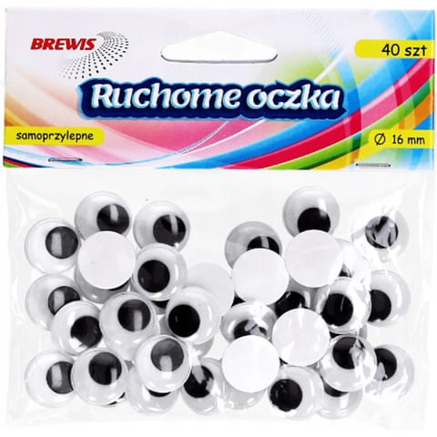 ⁨Oczy z ruchomą źrenicą 16mm RO10⁩ w sklepie Wasserman.eu
