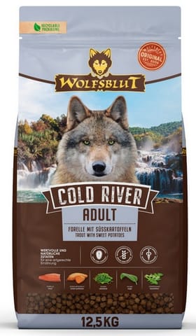 Wolfsblut Dog Cold River - trout and sweet potatoes 12,5kg at Wasserman.eu
