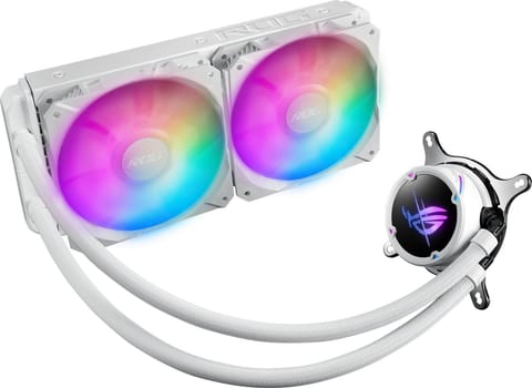 ⁨Chłodzenie wodne ASUS ROG Strix LC II 240 ARGB White Edition 90RC00E2-M0UAY4⁩ w sklepie Wasserman.eu