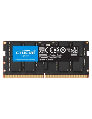⁨Pamięć CRUCIAL (SODIMM/DDR5/24 GB/6400MHz/1.1V/52 CLCL/SINGLE)⁩ w sklepie Wasserman.eu