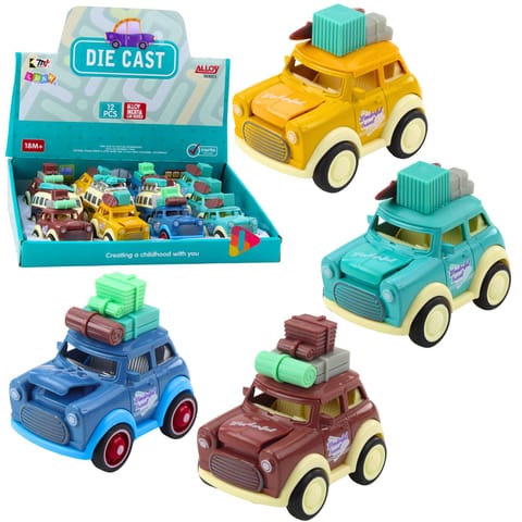 ⁨Autko Wycieczkowe Metalowe Podskakująca Maska Napęd Mix⁩ w sklepie Wasserman.eu