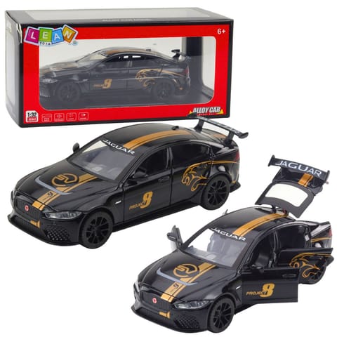 ⁨Samochód Sportowy Metalowy Napęd Pull-Back Światła Dźwięki Czarny 1:32⁩ w sklepie Wasserman.eu