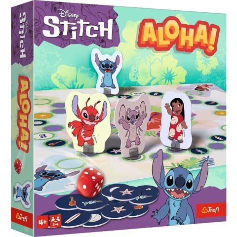 ⁨Gra rodzinna Lilo i Stitch Aloha! Trefl 02657⁩ w sklepie Wasserman.eu