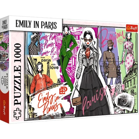 Puzzle - 1000 - Emily w Paryżu: Modowe Inspiracje - Trefl 10967 w sklepie Wasserman.eu
