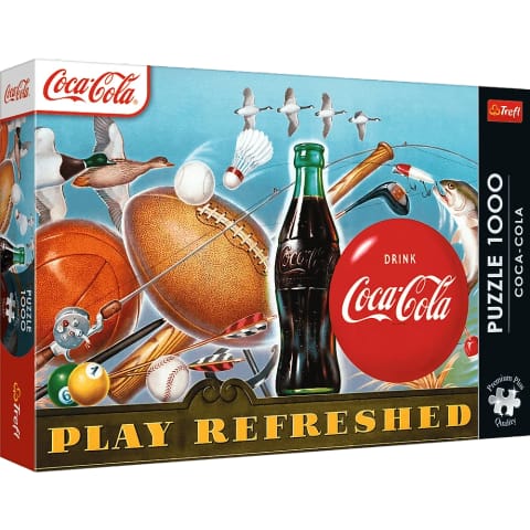 Puzzle - 1000 Premium Plus - Coca-Cola: Chwila orzeźwienia - Trefl 12101 w sklepie Wasserman.eu