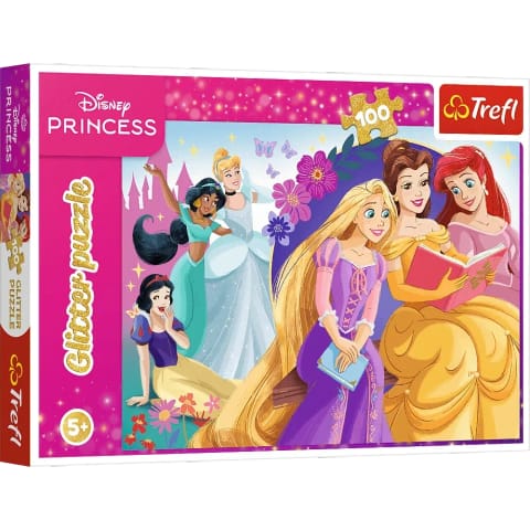 Puzzle - 100 Glitter - Blask magii przyjaźni - Dinsey - Trefl 14834 w sklepie Wasserman.eu
