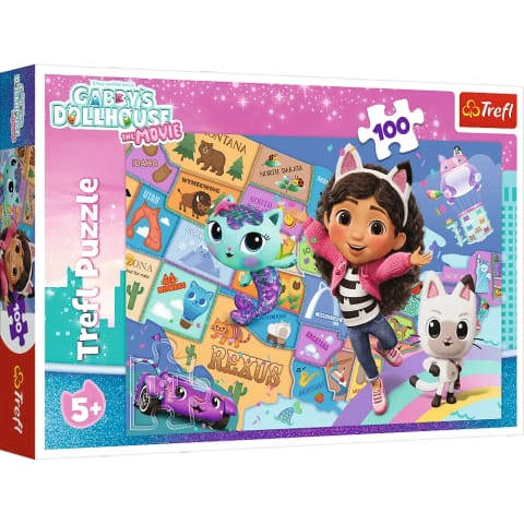 Puzzle - 100 - Przyjaźń w kocim domku - Koci Domek Gabi - Trefl 16515 w sklepie Wasserman.eu