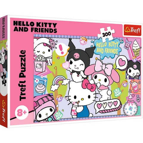 Puzzle - 300 - Szalone trio - Hello Kitty - Trefl 23039 w sklepie Wasserman.eu
