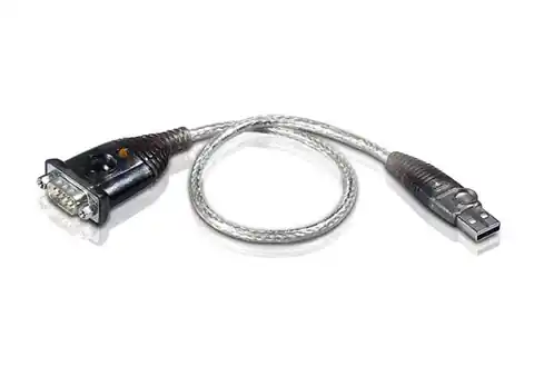 ⁨Kabel ATEN UC-232A (0,40m; USB M - RS-232 M; kolor srebrny)⁩ w sklepie Wasserman.eu