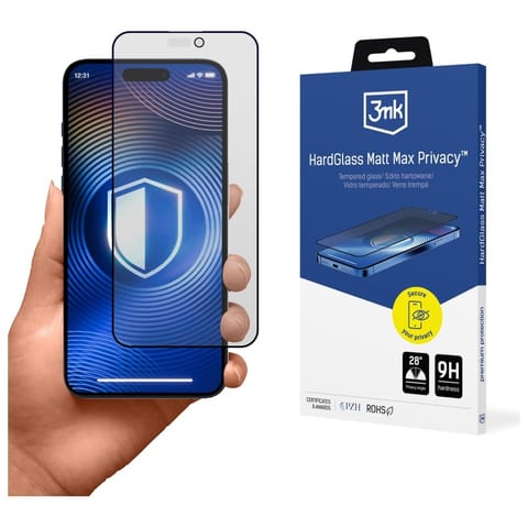 ⁨Szkło prywatyzujące 3MK HardGlass Matt   Max Privacy do Apple iPhone 17 Pro Max⁩ w sklepie Wasserman.eu