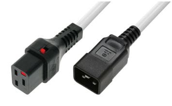 ⁨MicroConnect Powercord C19 IEC Lock - C20⁩ w sklepie Wasserman.eu